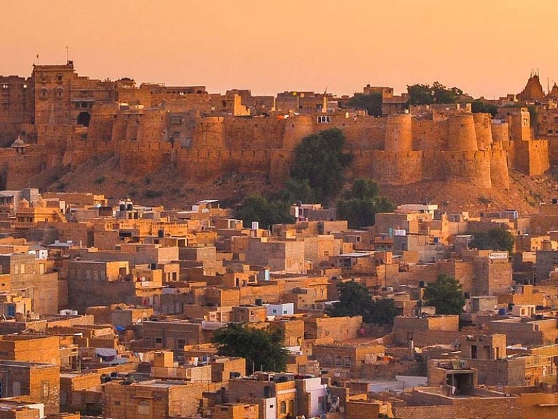 The golden city of Jaisalmer in Rajasthan